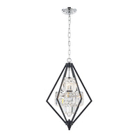 Geometric 5-Light Chandelier