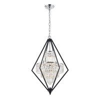 Geometric 8-Light Chandelier