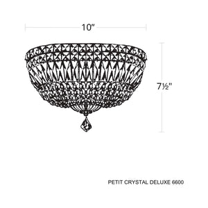 Petit Crystal Deluxe 3-Light Wall Sconce