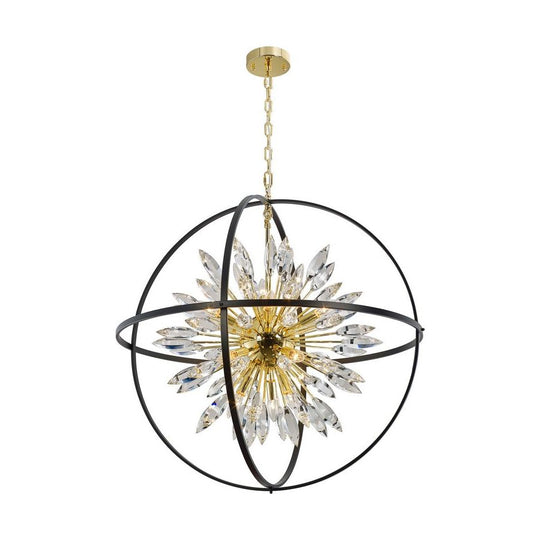 Sunburst 18-Light Chandelier