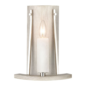 White Stone 12" High 1-Light Sconce