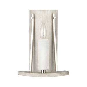 White Stone 12" High 1-Light Sconce