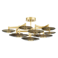 Griston 9-Light Semi Flush