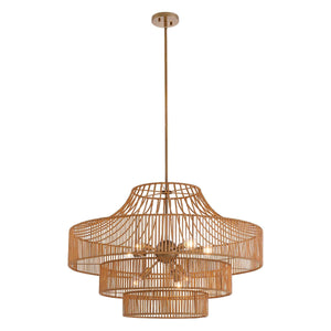 Medlock 8-Light Outdoor Chandelier