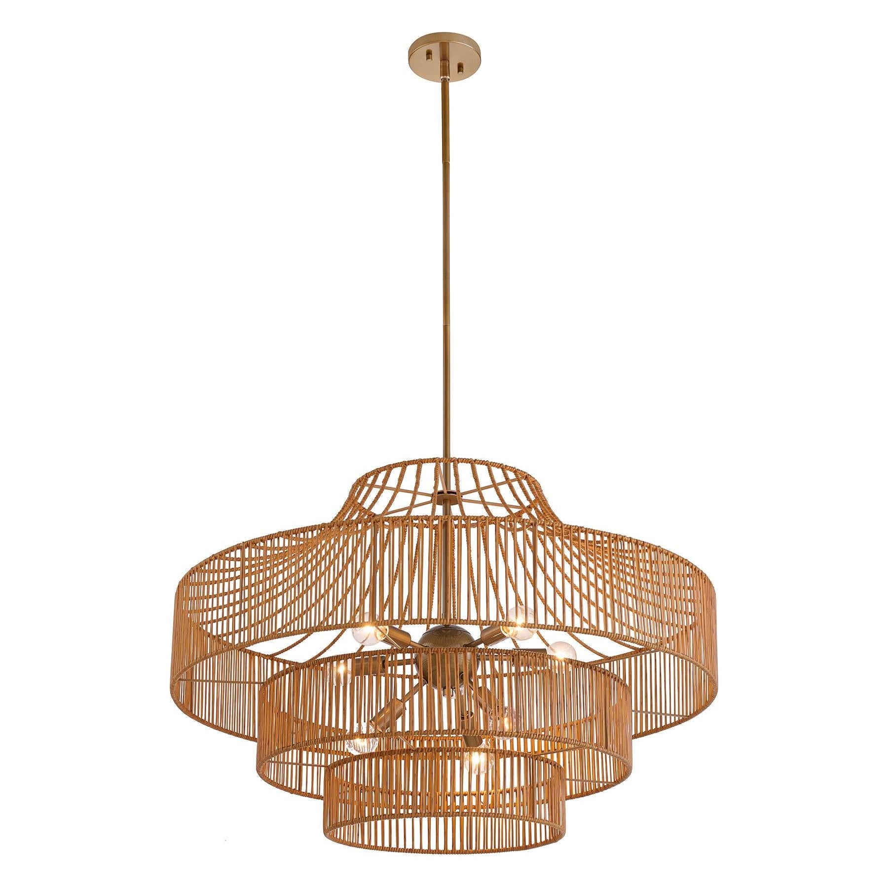 Medlock 8-Light Outdoor Chandelier