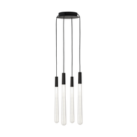 Pylon Crystal 4-Light Chandelier