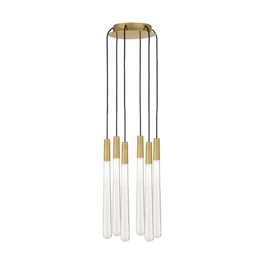 Pylon Crystal 6-Light Chandelier