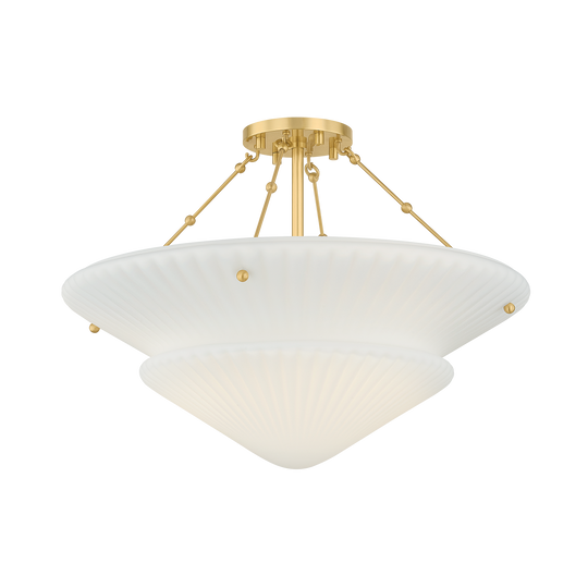 Loburn 3-Light Semi Flush Mount