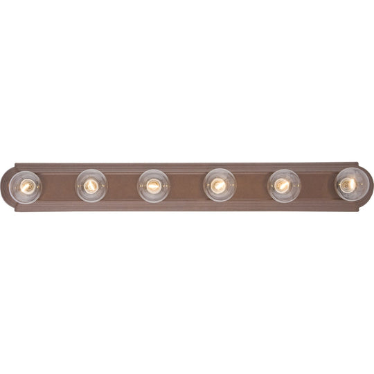 Essentials 6-Light Racetrack Bath Vanity Light