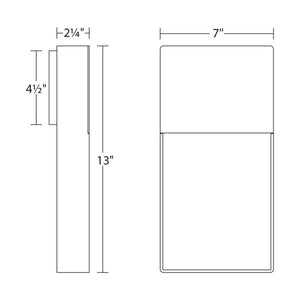 Light Frames Downlight LED Sconce