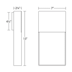 Light Frames Downlight LED Sconce