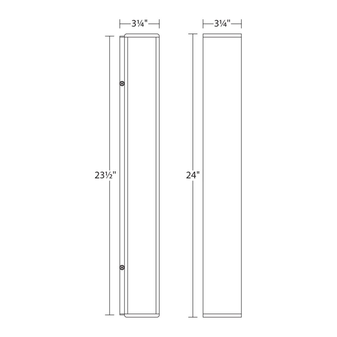 Sideways 24" LED Sconce