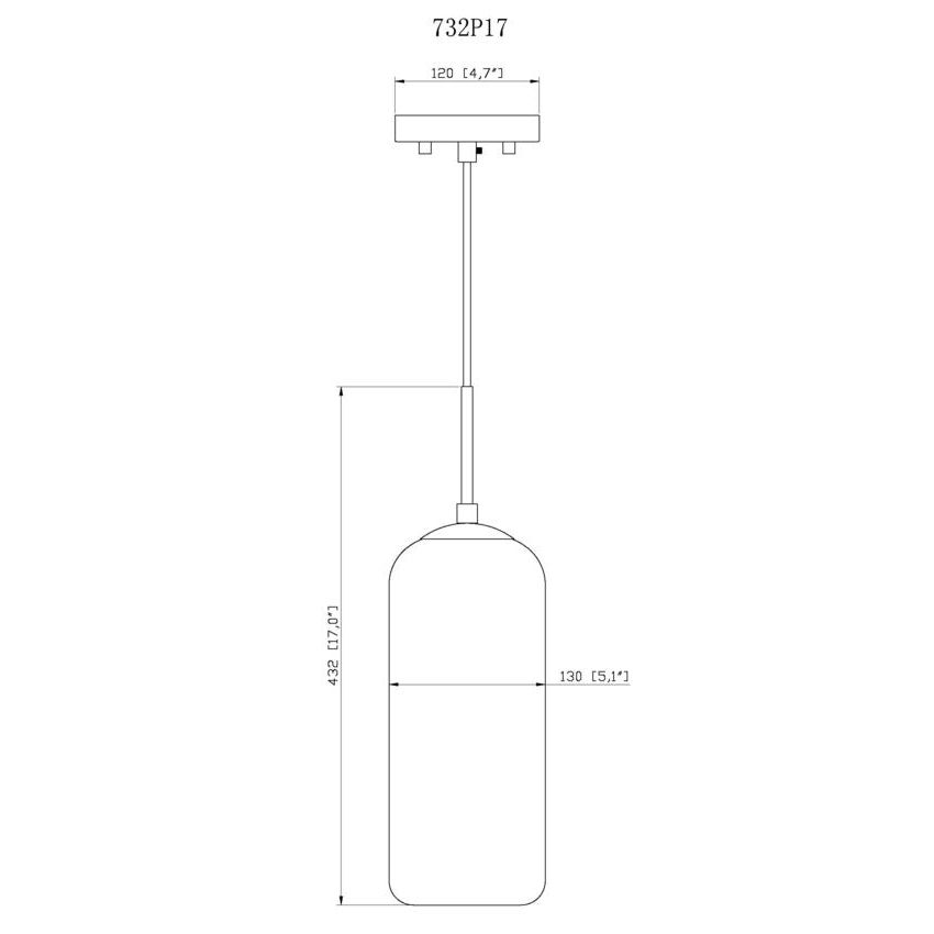 Monty 1-Light 17" Pendant