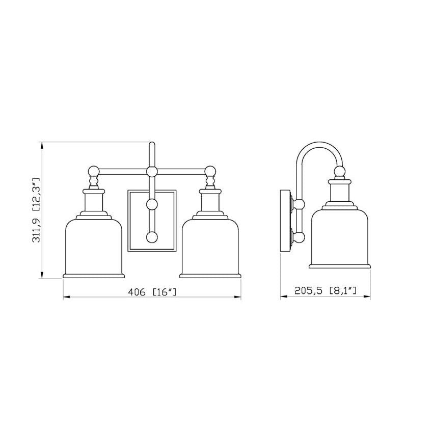 Bryant 2-Light Vanity