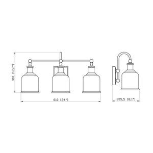 Bryant 3-Light Vanity