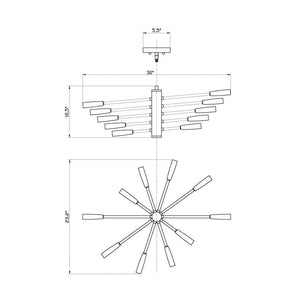 Ascension 10-Light Chandelier