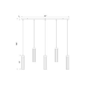 Beau 5-Light Chandelier