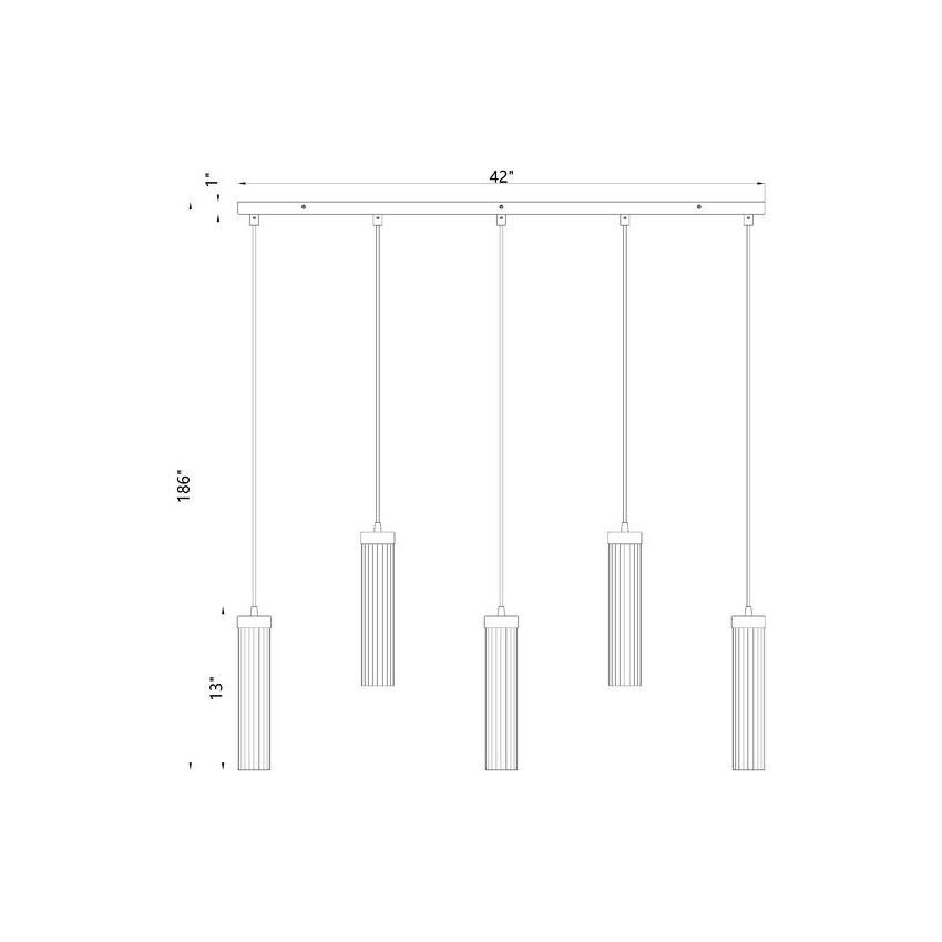 Beau 5-Light Chandelier