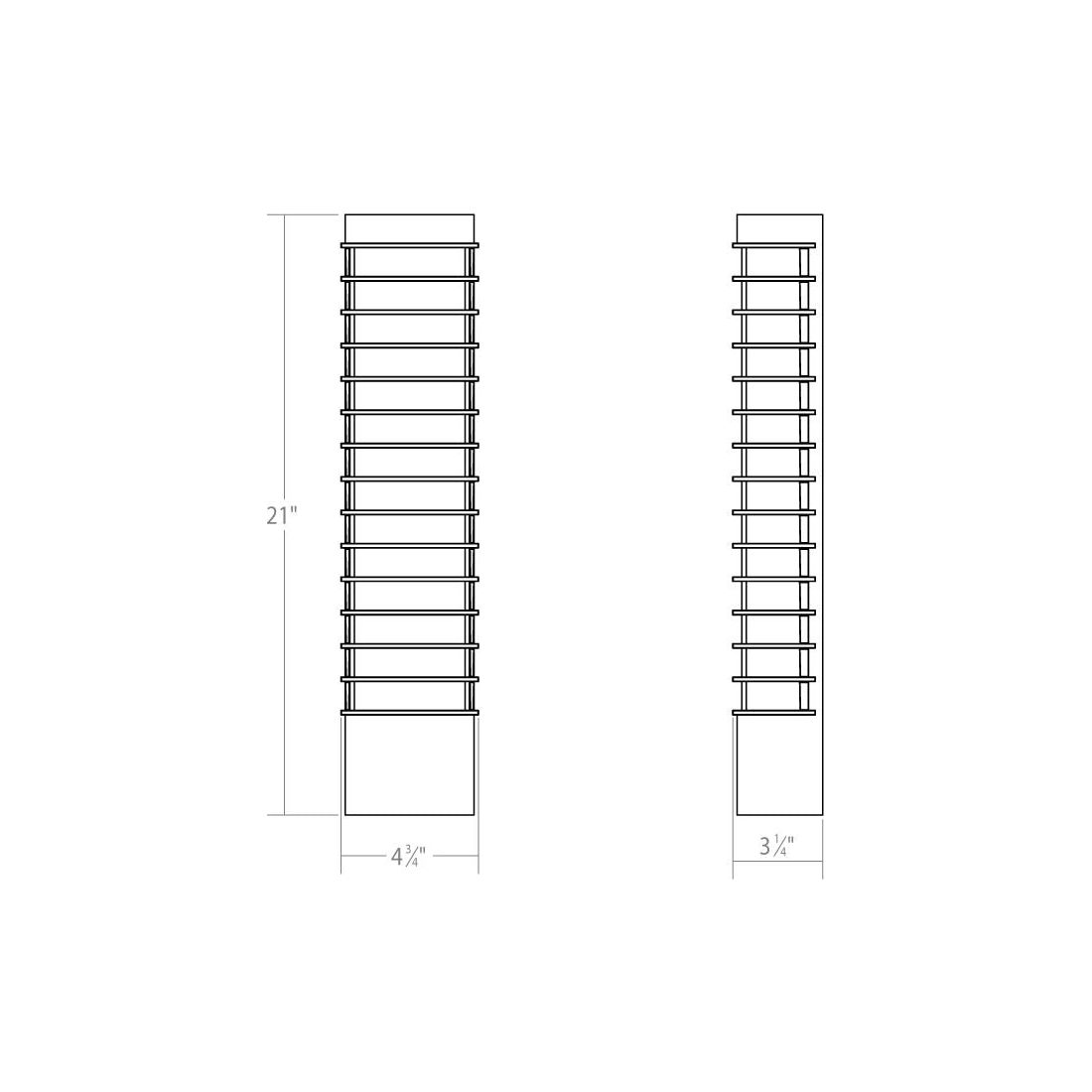 Tawa 21" Slim LED Sconce