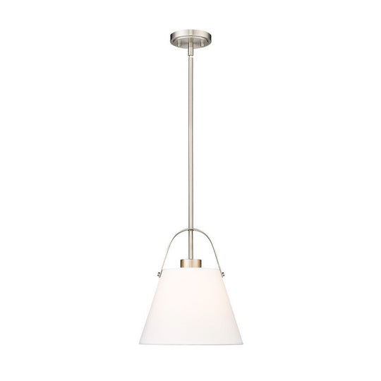 Z-Studio 12.5" 1-Light Linen Pendant