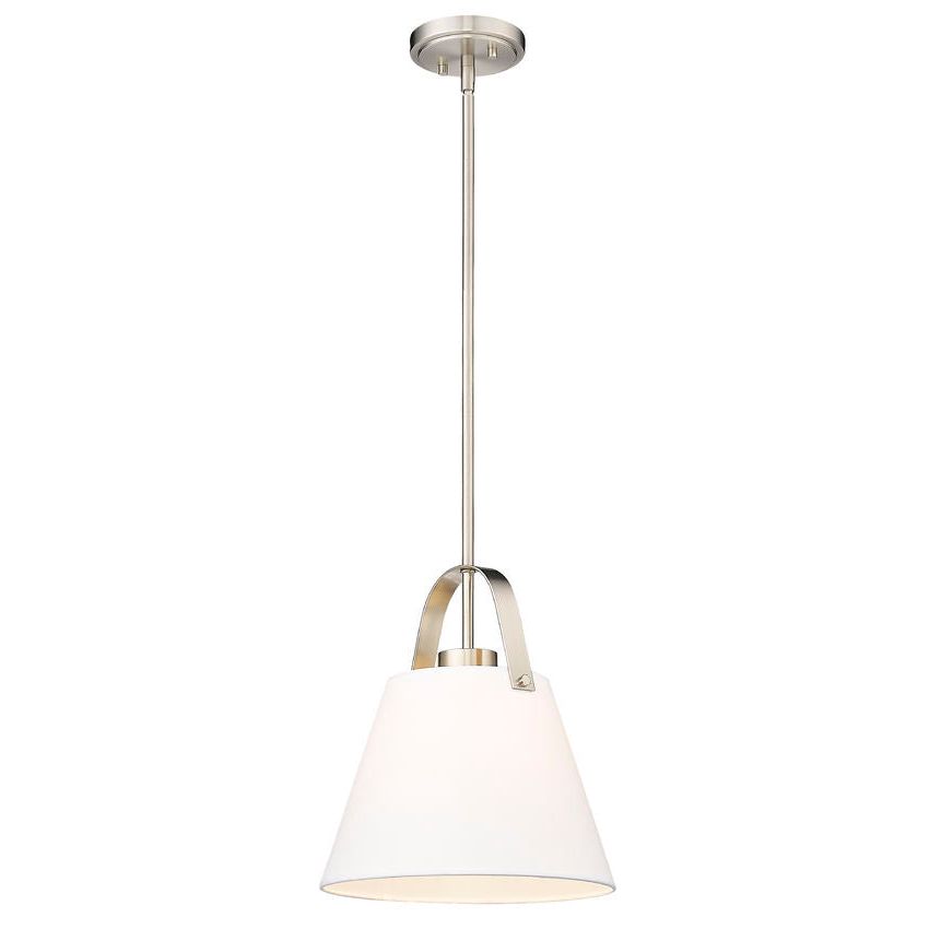 Z-Studio 12.5" 1-Light Linen Pendant