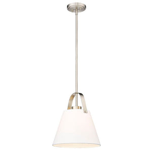 Z-Studio 12.5" 1-Light Linen Pendant