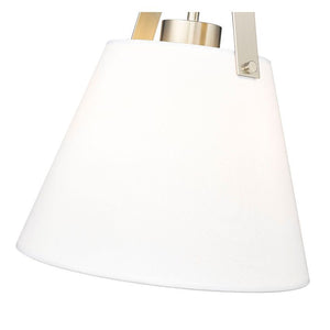 Z-Studio 12.5" 1-Light Linen Pendant