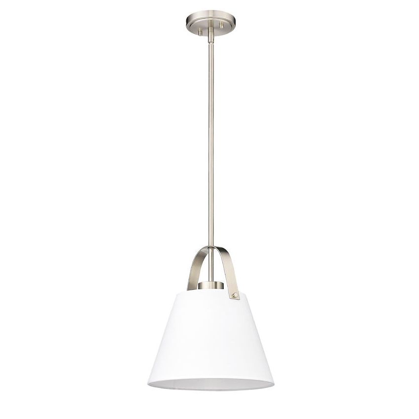 Z-Studio 12.5" 1-Light Linen Pendant