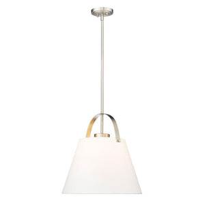 Z-Studio 18" 1-Light Linen Pendant