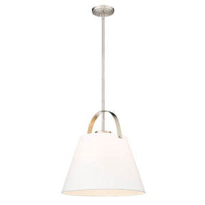 Z-Studio 18" 1-Light Linen Pendant