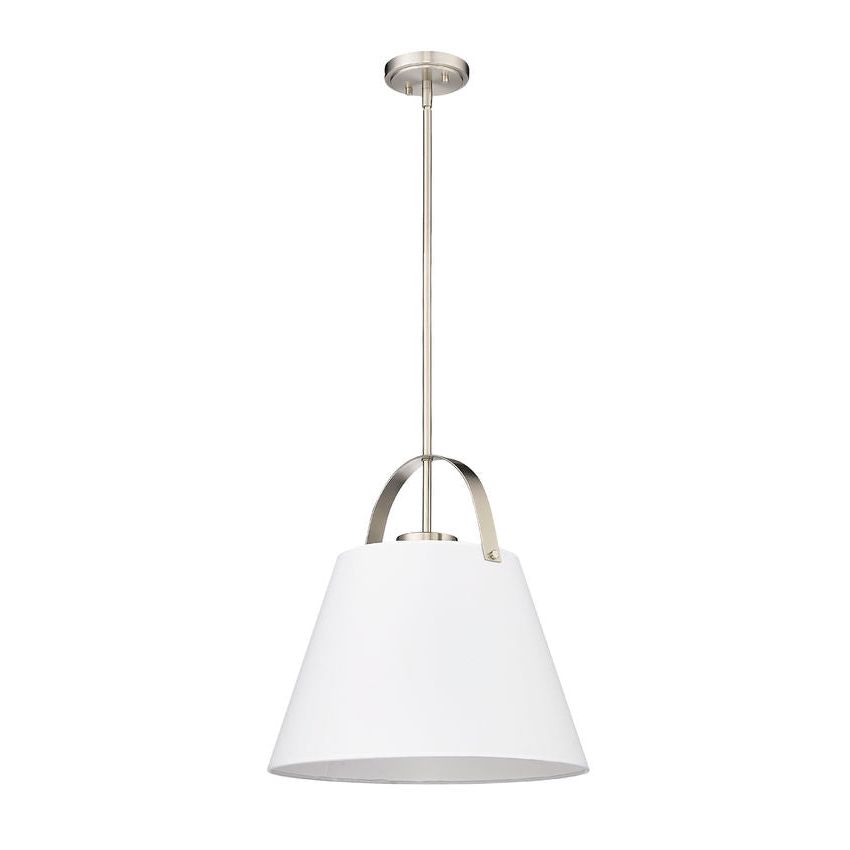 Z-Studio 18" 1-Light Linen Pendant