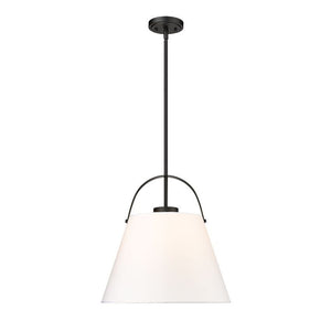 Z-Studio 18" 1-Light Linen Pendant