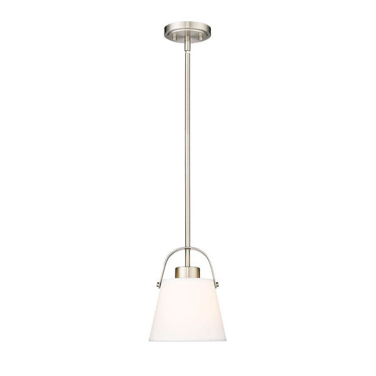 Z-Studio 8" 1-Light Linen Pendant