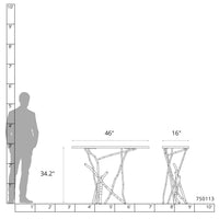 Brindille Wood Top Console Table