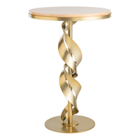Folio Wood Top Accent Table