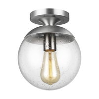 Leo - Hanging Globe One Light Wall / Ceiling Semi-Flush Mount