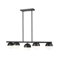Realm Sphere 5-Light Linear Chandelier
