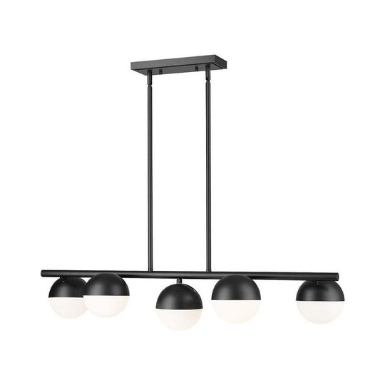 Realm Sphere 5-Light Linear Chandelier