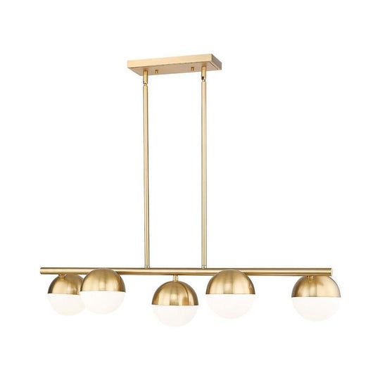 Realm Sphere 5-Light Linear Chandelier
