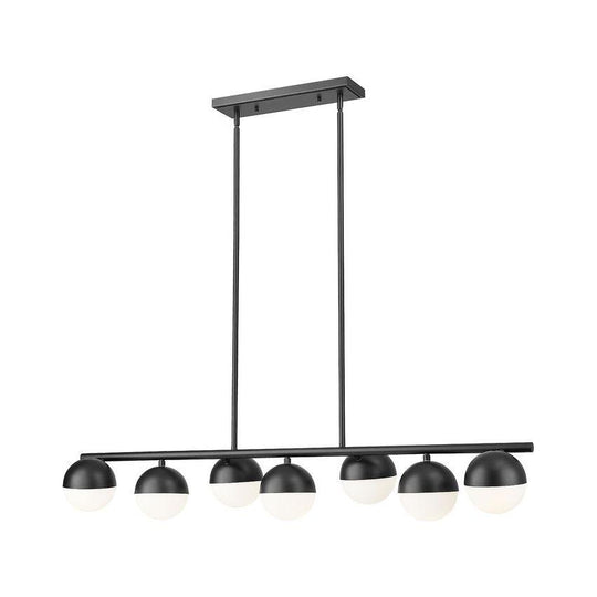 Realm Sphere 7-Light Linear Chandelier