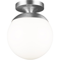 Leo - Hanging Globe 1-Light Wall / Ceiling Semi Flush Mount