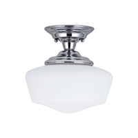 Academy One Light Semi-Flush Mount