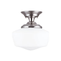 Academy One Light Semi-Flush Mount