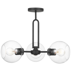 Codyn 3-Light Semi Flush / Pendant (with Bulbs)