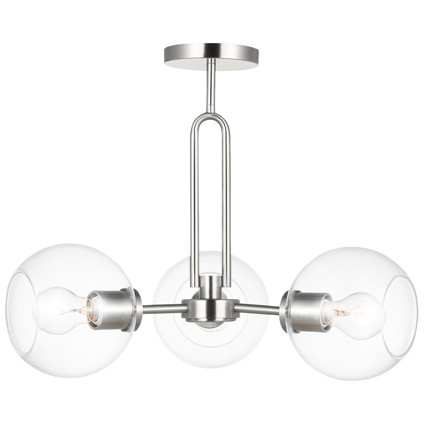 Codyn 3-Light Semi Flush / Pendant (with Bulbs)