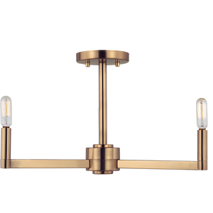 Fullton 3-Light Semi Flush Mount (with Bulbs)