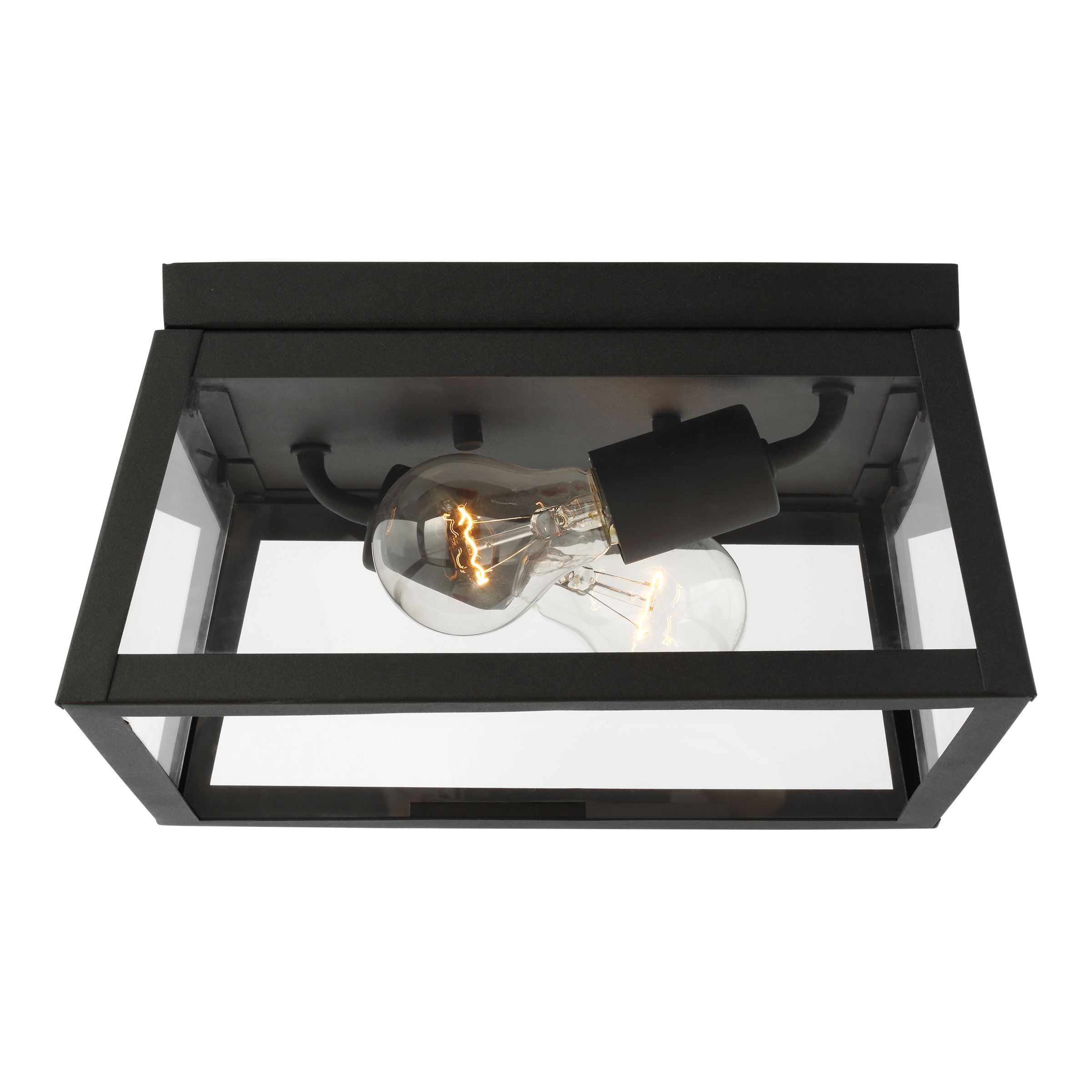Founders 2-Light Outdoor Flush Mount (with Bulbs)