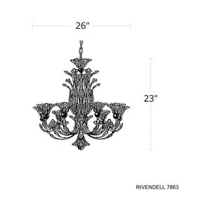 Rivendell 8-Light Chandelier