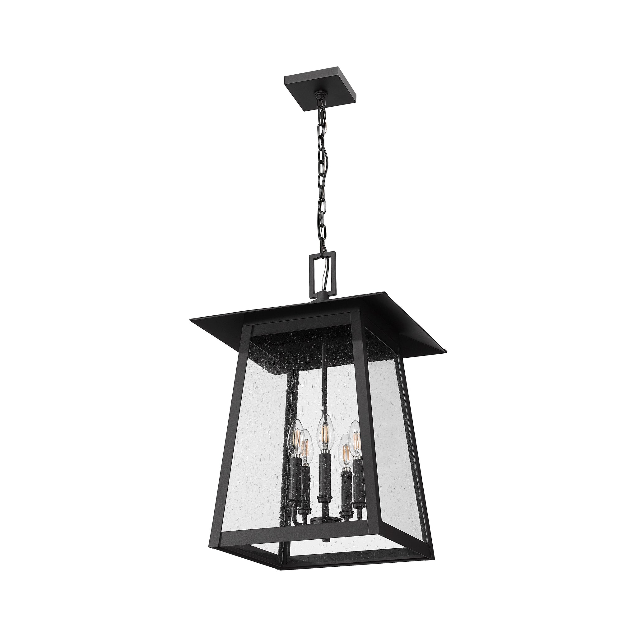 Rainer 5-Light Outdoor Chain Mount Ceiling Fixture