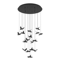 Paratebueno 33" 17-Light 3CCT LED Pendant